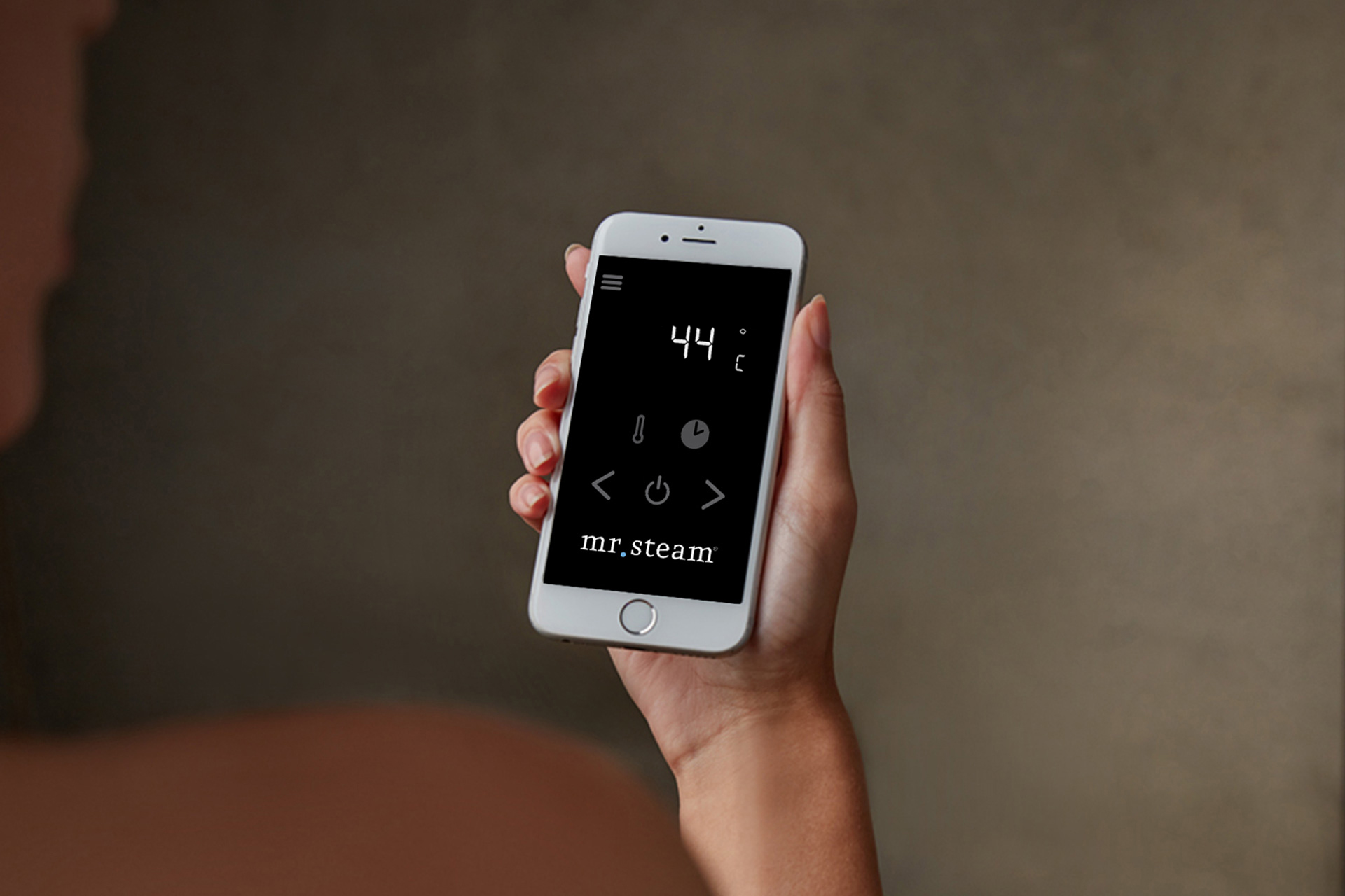 steamlinx phone temperature hand For Steam Room